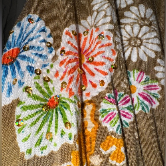 🌻 NWT! Chaudry KC Boho Sequin Mini Dress - Picture 9 of 13